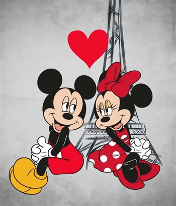 4: Børnetæppe - Minnie & Mickey Mouse - 120x140 cm - Blødt og lækkert Fleece tæppe - Borg Living
